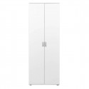 TEO - Armoire Multiusage 2 Portes Coloris Blanc