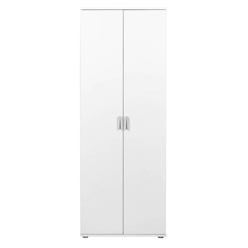 TEO - Armoire Multiusage 2 Portes Coloris Blanc