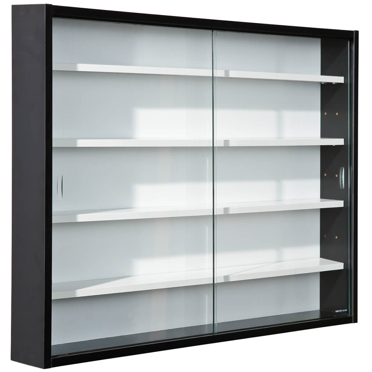 AltoBuy Collect Blanc Wall Display Cabinet with 5 Compartments White