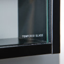COLLECT N&B - Vitrine Murale 5 Compartiments Noire et Blanche