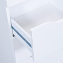 JENNY - Commode 4 Tiroirs Coloris Blanc