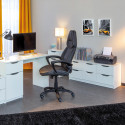 JENNY - Commode 6 Tiroirs Coloris Blanc