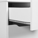 JENNY - Bureau 1 Porte 1 Tiroir Coloris Blanc