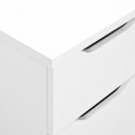 JENNY - Bureau 1 Porte 1 Tiroir Coloris Blanc