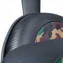 KUBISA - Fauteuil de Bureau Simili Motif Camouflage