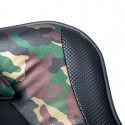 KUBISA - Fauteuil de Bureau Simili Motif Camouflage