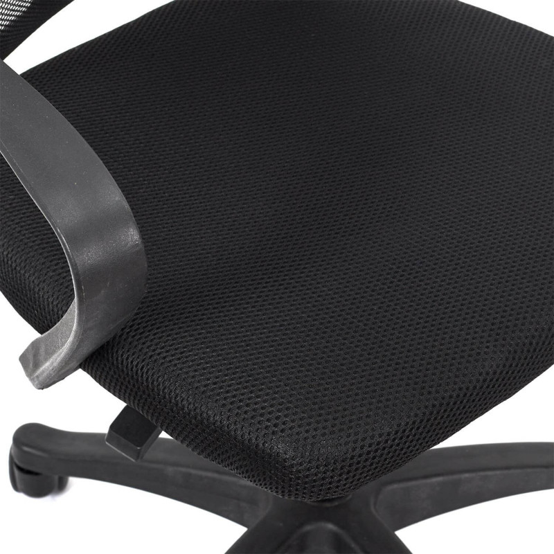 AltoBuy Quick - Fauteuil De Bureau Rabattable Noir Et Blanc - Confort Et Gain De Place Optimal