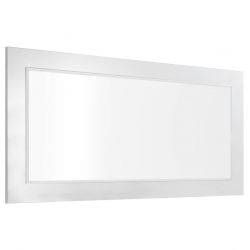 BERGEN - Miroir Rectangulaire L160cm Coloris Blanc