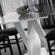 BERGEN - Table Repas Rectangulaire L160cm Coloris Blanc