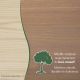 SOCOA - Table Rectangulaire Bois Massif Vernis Sepia et Blanc
