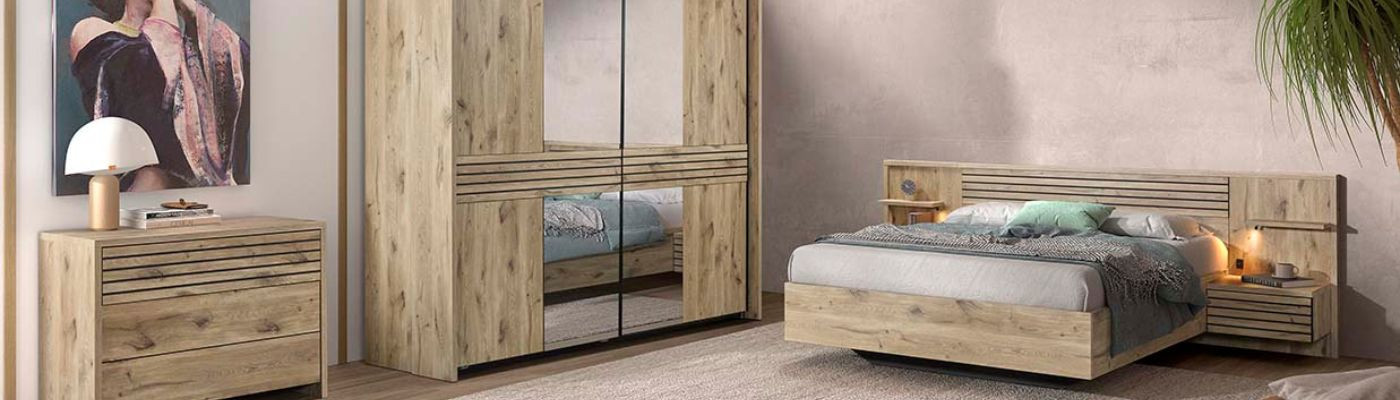 Chambre effet bois Nikita