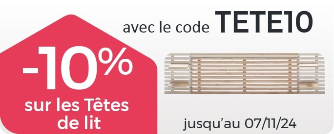 -10% sur les têtes de lit