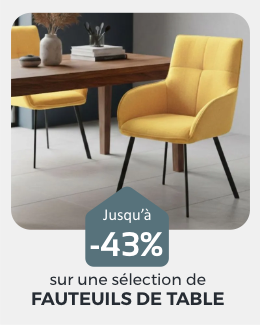 Tous les fauteuils de table en destockage